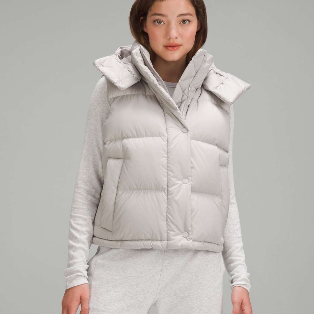 Lululemon wunder puff cropped vest